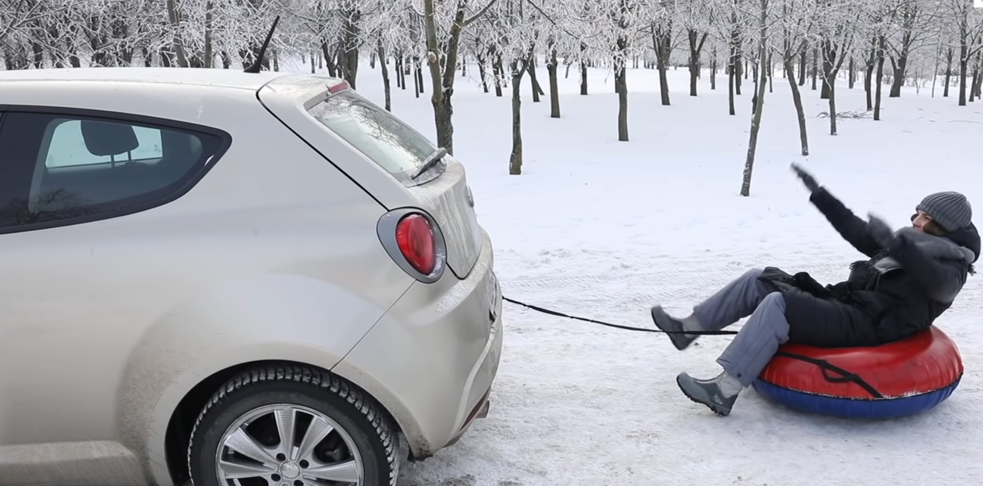 Як НЕ трэба катацца на цюбінгу ЭКСТРЭМАЛЬНАЕ ВІДЭА