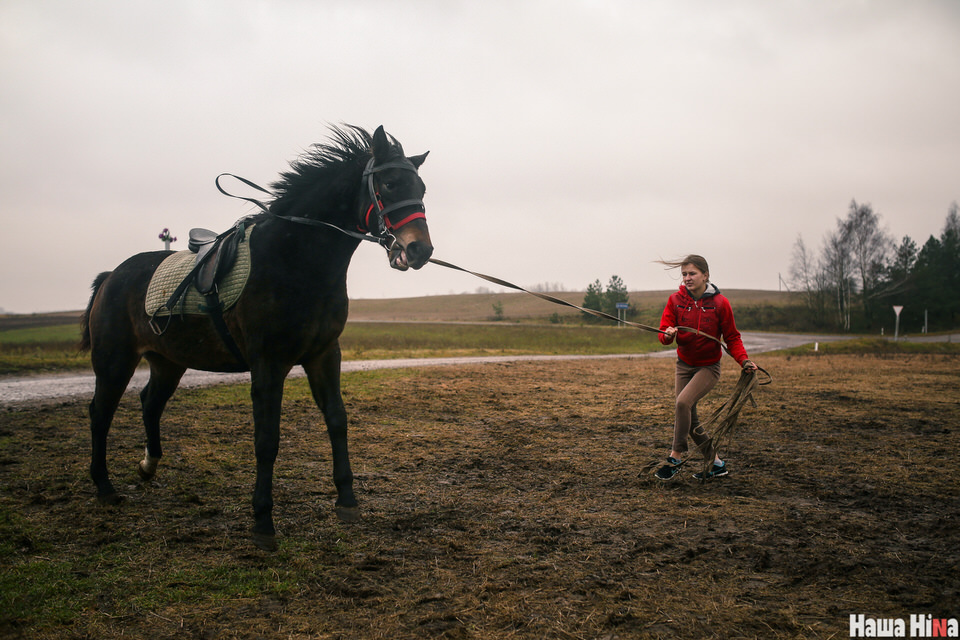 «І ў дождж, і ў снег вярхом». Як школьніца прыручыла дзікую кабылу